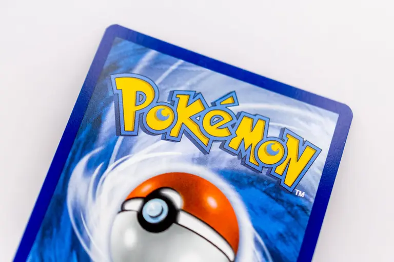 High-quality image of a Pokémon trading card featuring iconic logo and design.