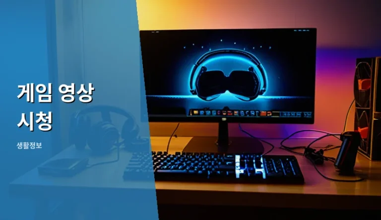 게임 영상 시청을 단순한 시간 때우기로 여겼다가 놓치는 것들