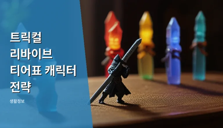 트릭컬 리바이브 티어표, 무조건 따라가도 괜찮을까